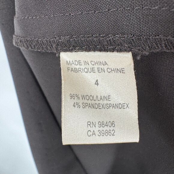 THEORY Analba Black Cap Sleeve Fit & Flare Sheath Mini Dress Size 4 - Picture 7 of 8